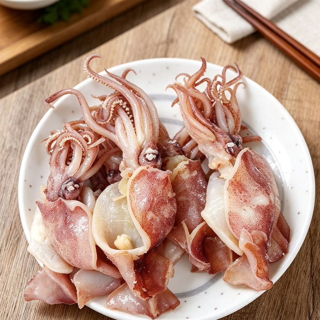 Frozen Whole Baby Squid Tentacles