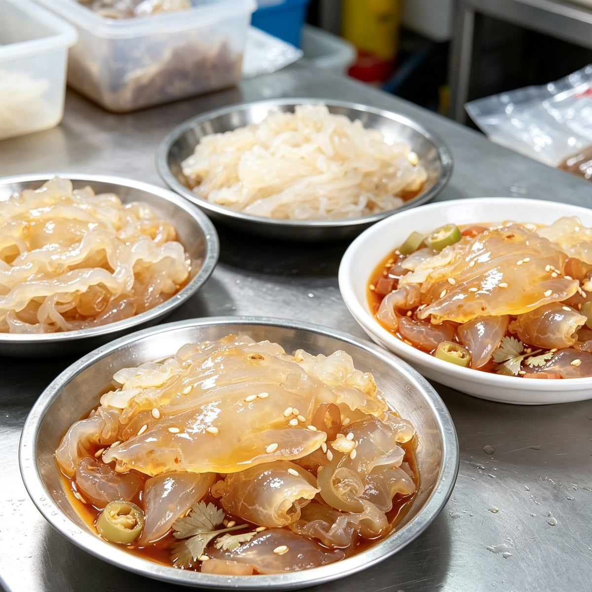 Delicious and Tender Jellyfish Salad