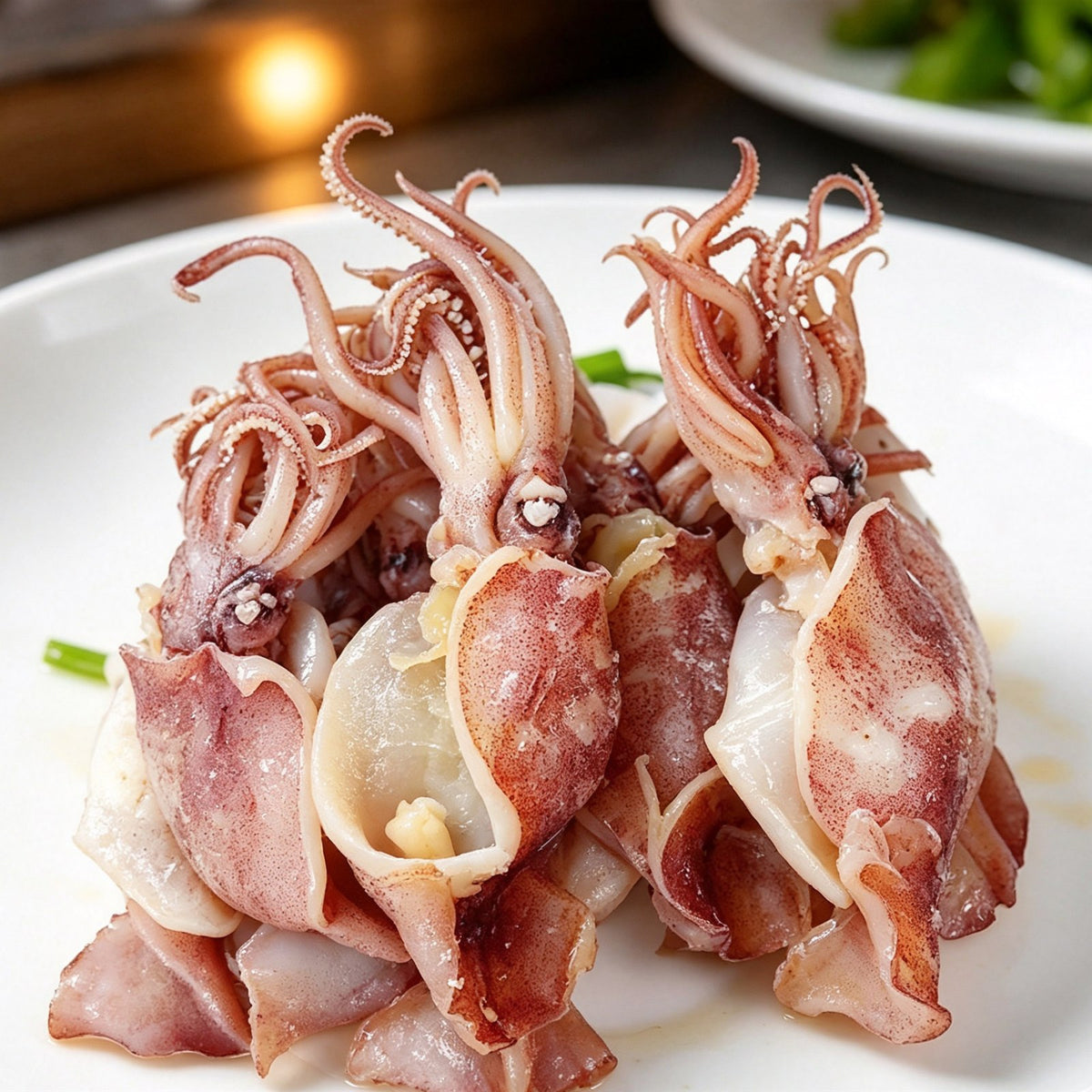 Frozen Whole Baby Squid Tentacles