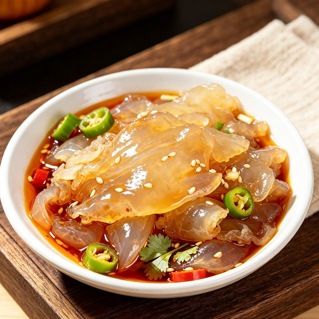 Delicious and Tender Jellyfish Salad